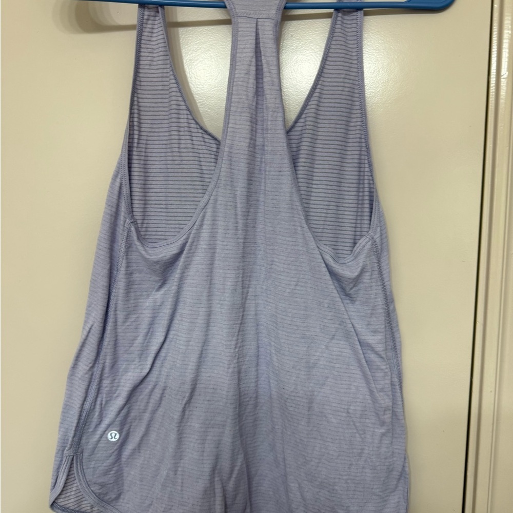 Lululemon Light Lavender with Light Gray Stripes - Picture 2 of 3
